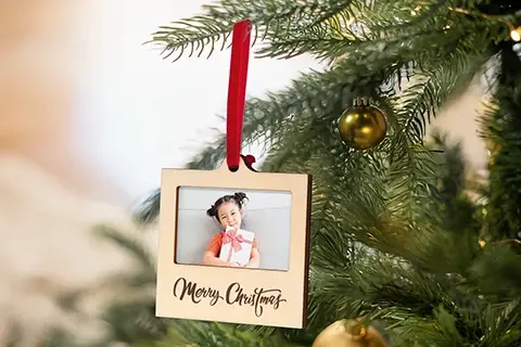 Picture Frame Christmas Ornament